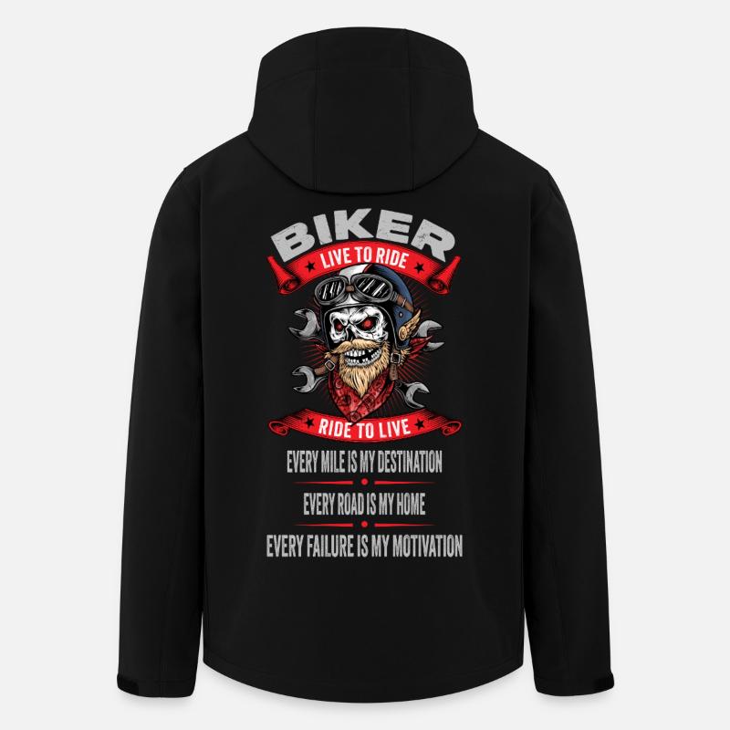Every Miles is my Destination - Men’s Recycled Softshell Jacket by Stanley/Stella - black