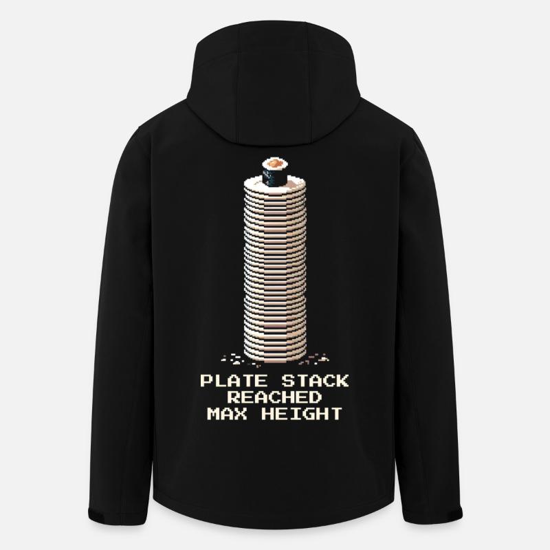 Tellerstapel Maximum | Running Sushi - Recycelte Männer Softshell-Jacke von Stanley/Stella - Schwarz