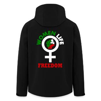 Women life freedom - Veste softshell homme en polyester recyclé Stanley/Stella - noir - Dos - AI Model Male 185 light (185cm)