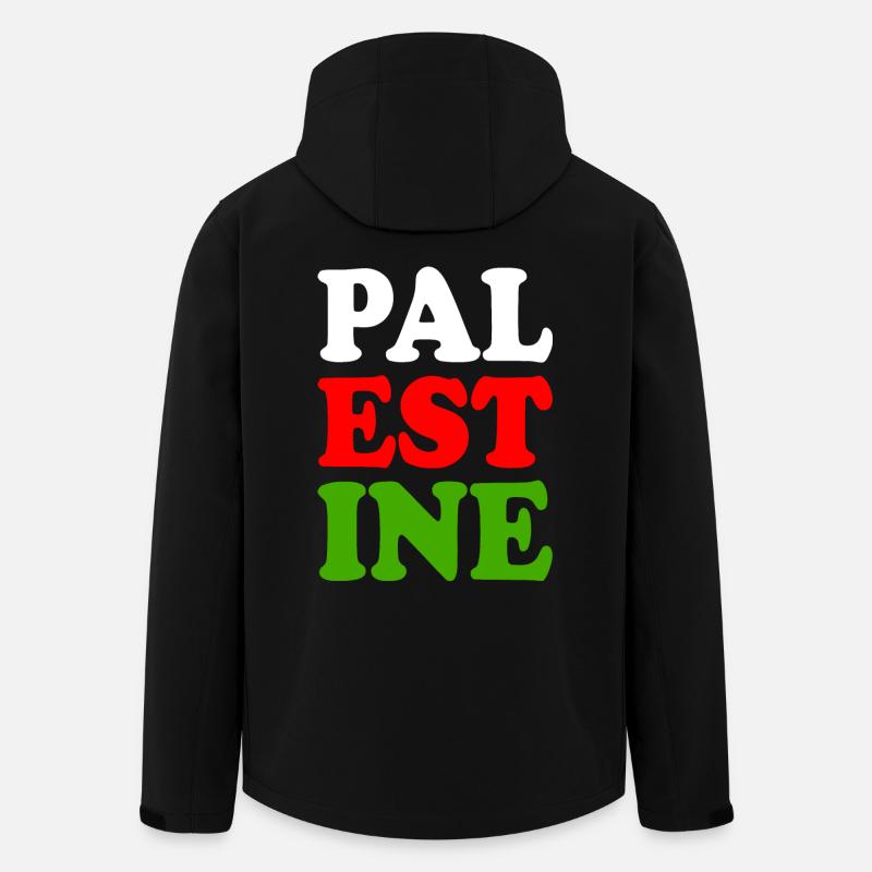 Palestine - Men’s Recycled Softshell Jacket by Stanley/Stella - black