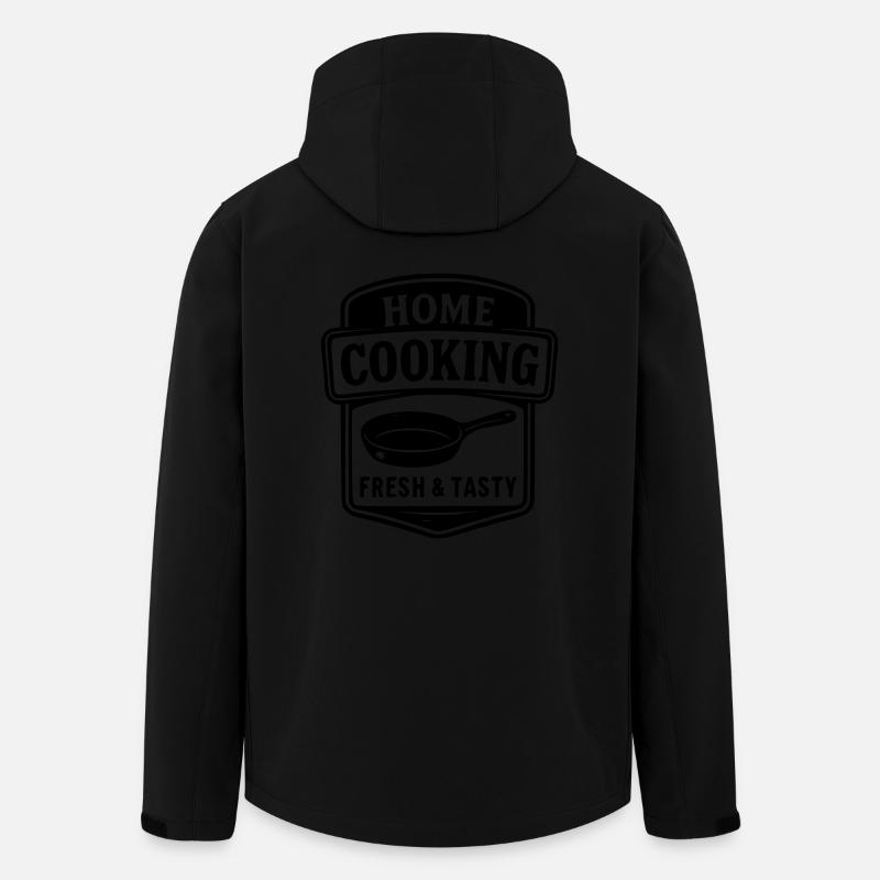 home cooking - Veste softshell homme en polyester recyclé Stanley/Stella - noir