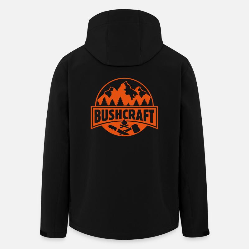 Bushcraft - Vivez l'aventure Cadeau Bushcrafter - Veste softshell homme en polyester recyclé Stanley/Stella - noir