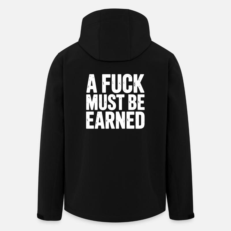 Une doit être mérité - Veste softshell homme en polyester recyclé Stanley/Stella - noir