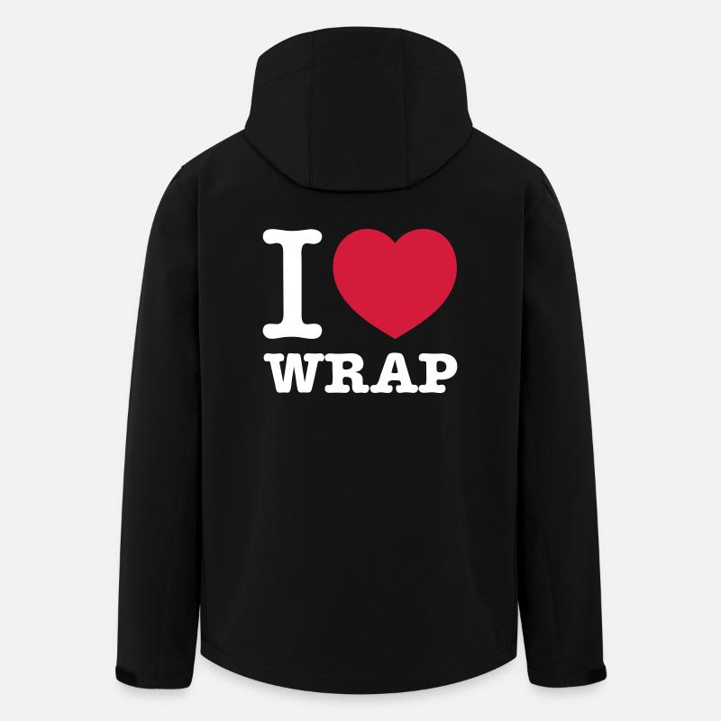 I love Wrap - Recycelte Männer Softshell-Jacke von Stanley/Stella - Schwarz