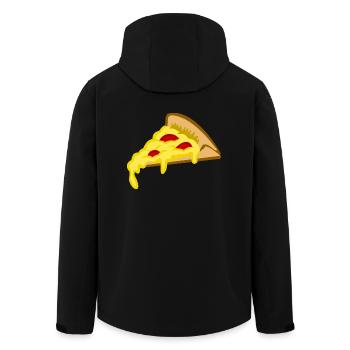 manger de la nourriture pizza pizzeria restaurant62 - Veste softshell homme en polyester recyclé Stanley/Stella - noir - Dos - AI Model Male 185 light (185cm)
