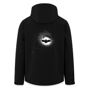 chauve-souris - Veste softshell homme en polyester recyclé Stanley/Stella - noir - Dos - AI Model Male 185 light (185cm)