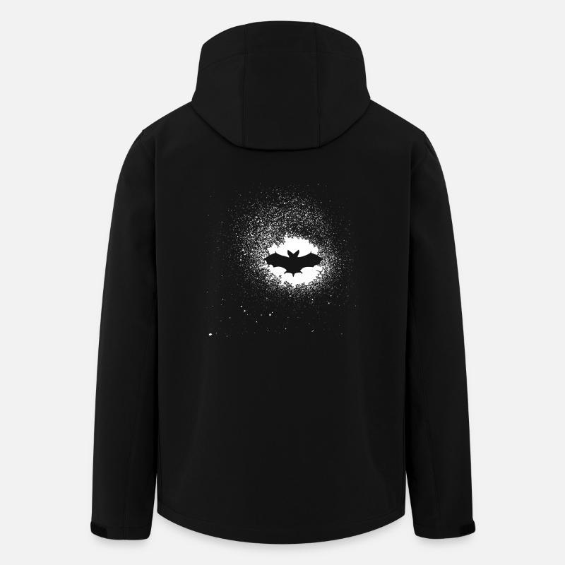 bat - Men’s Recycled Softshell Jacket by Stanley/Stella - black