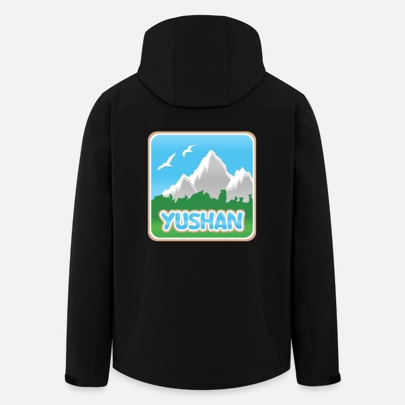 Bergsport Yushan - Recycelte Männer Softshell-Jacke von Stanley/Stella - Schwarz