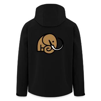 Mammut Logo Signet - Veste softshell homme en polyester recyclé Stanley/Stella - noir - Dos - AI Model Male 185 light (185cm)