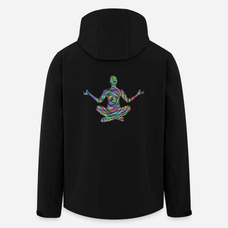 Yoga Yoga Joga Man - Men’s Recycled Softshell Jacket by Stanley/Stella - black