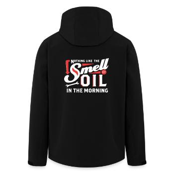 Mechanic Shirt - Men’s Recycled Softshell Jacket by Stanley/Stella - black - Back - AI Model Male 185 light (185cm)