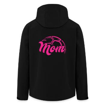 Chemise de maman de football - Veste softshell homme en polyester recyclé Stanley/Stella - noir - Dos - AI Model Male 185 light (185cm)