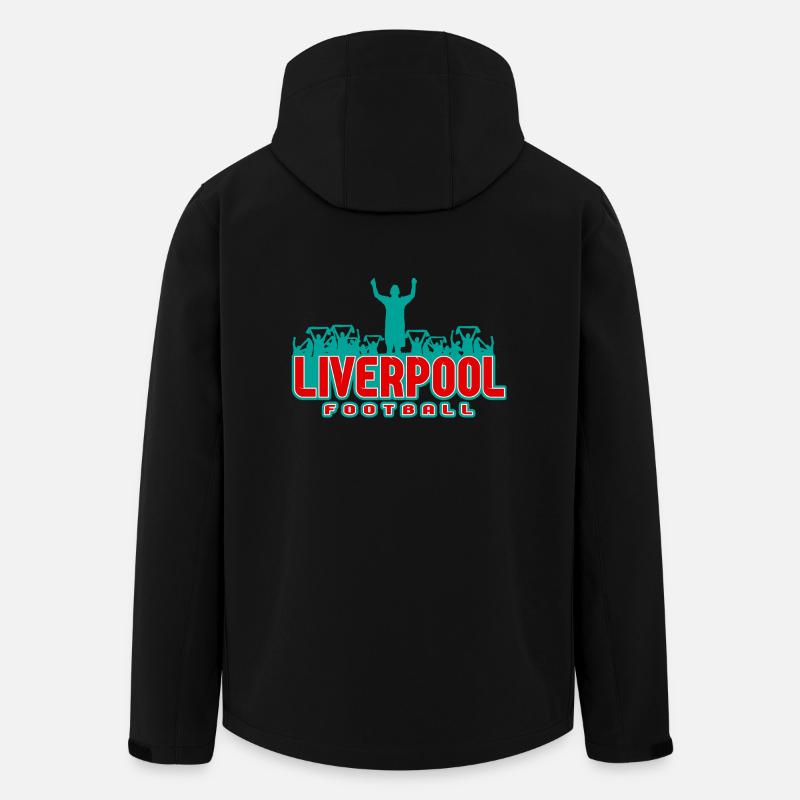 Liverpool Fußball - Recycelte Männer Softshell-Jacke von Stanley/Stella - Schwarz