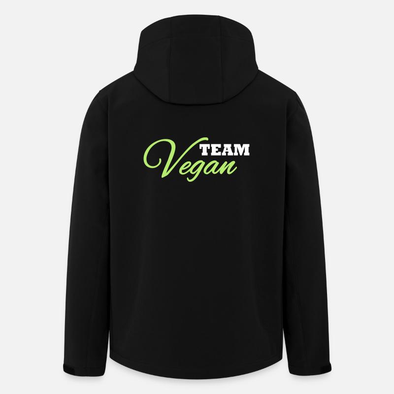 équipe Vegan - Veste softshell homme en polyester recyclé Stanley/Stella - noir