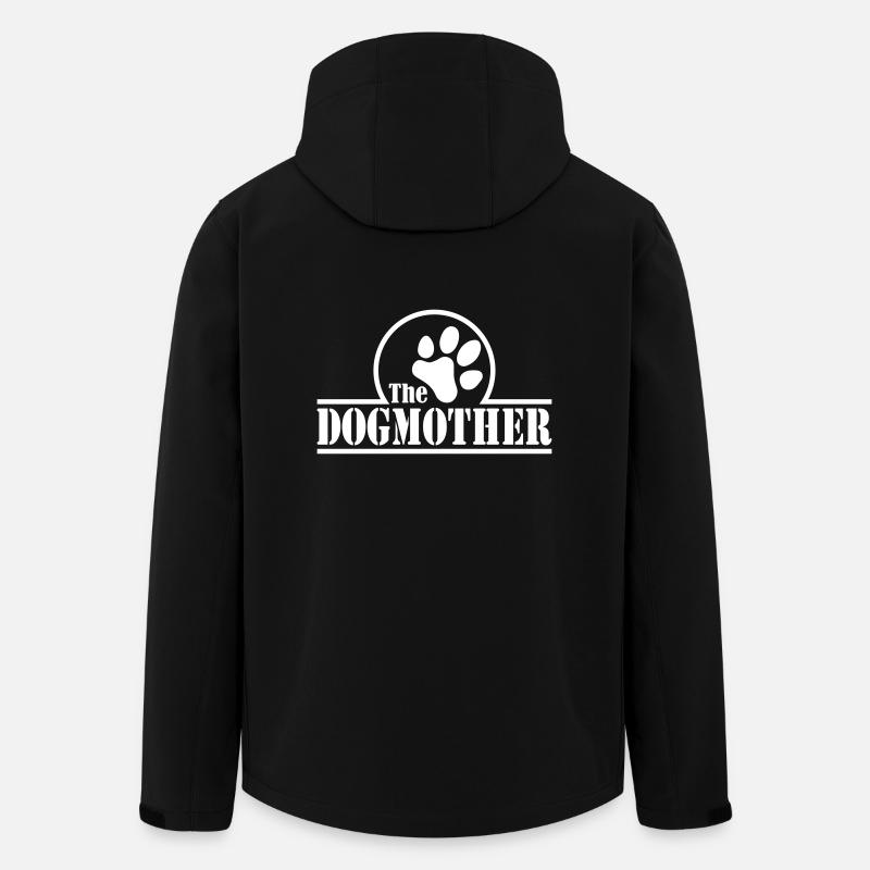 The Dogmother - Recycelte Männer Softshell-Jacke von Stanley/Stella - Schwarz