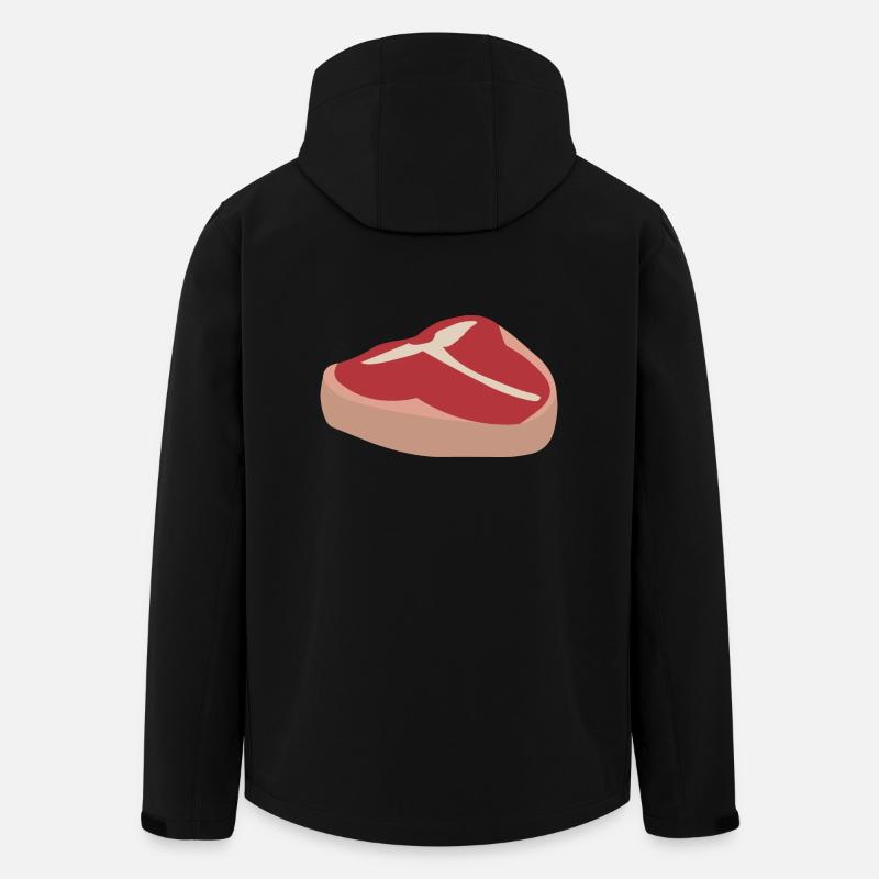 Saftiges Fleisch - Veste softshell homme en polyester recyclé Stanley/Stella - noir