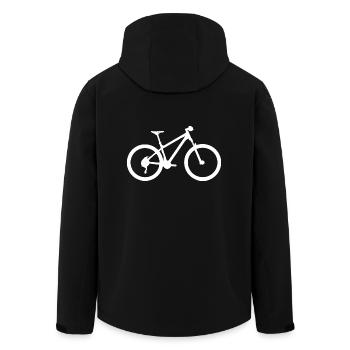 Rad 2 blanc - Veste softshell homme en polyester recyclé Stanley/Stella - noir - Dos - AI Model Male 185 light (185cm)