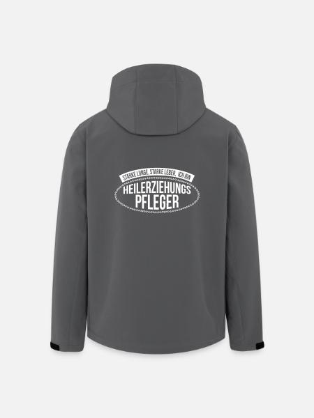 Starker Heilerziehungspfleger - Geschenk - Recycelte Männer Softshell-Jacke von Stanley/Stella - Schwarz