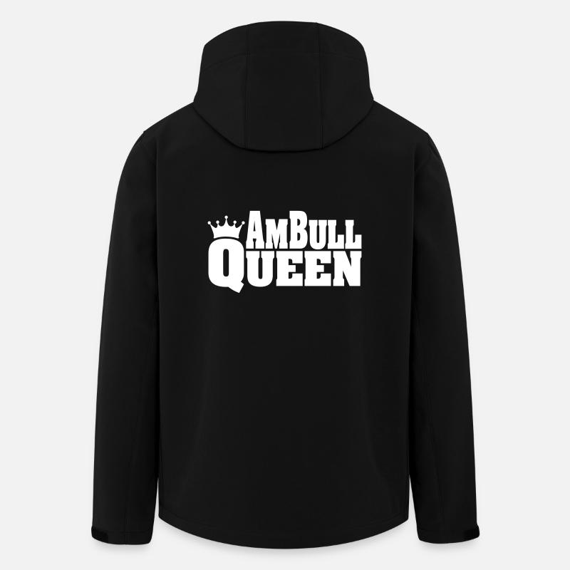 Ambull QUEEN Bouledogue américain - Veste softshell homme en polyester recyclé Stanley/Stella - noir