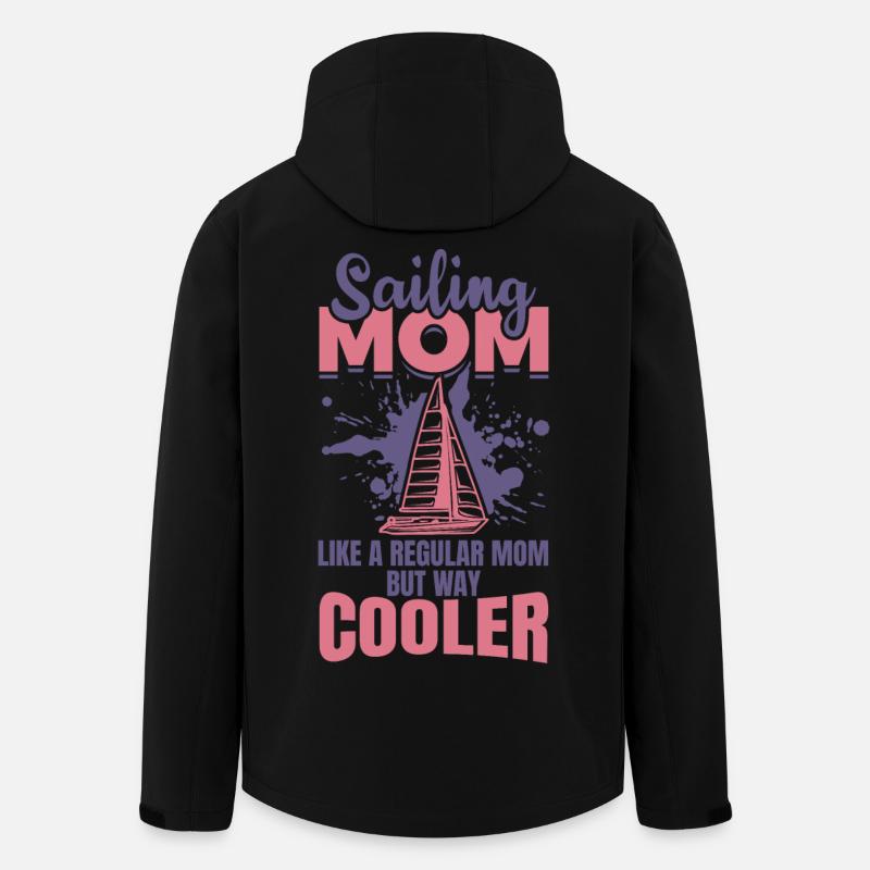 Segler Mama - Recycelte Männer Softshell-Jacke von Stanley/Stella - Schwarz