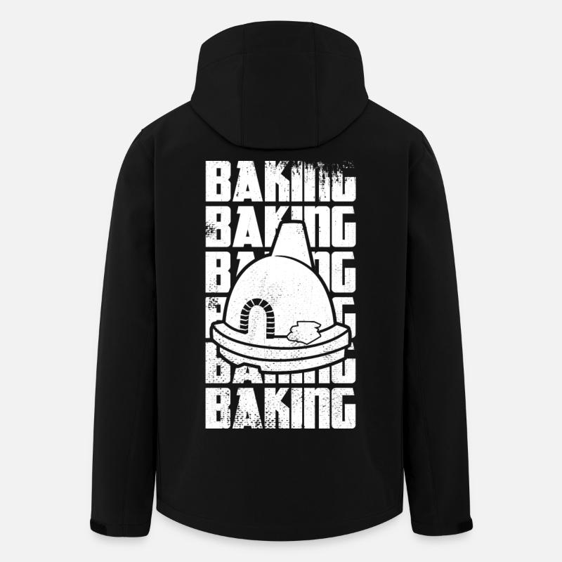 Fun Baking - Men’s Recycled Softshell Jacket by Stanley/Stella - black