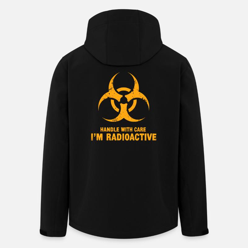 Handle with Care, I'm Radioactive - Men’s Recycled Softshell Jacket by Stanley/Stella - black