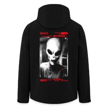 Avez-vous vu cette créature ? - Veste softshell homme en polyester recyclé Stanley/Stella - noir - Dos - AI Model Male 185 light (185cm)