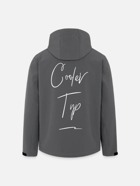 Cool Guy Funny Saying - Men’s Recycled Softshell Jacket by Stanley/Stella - black
