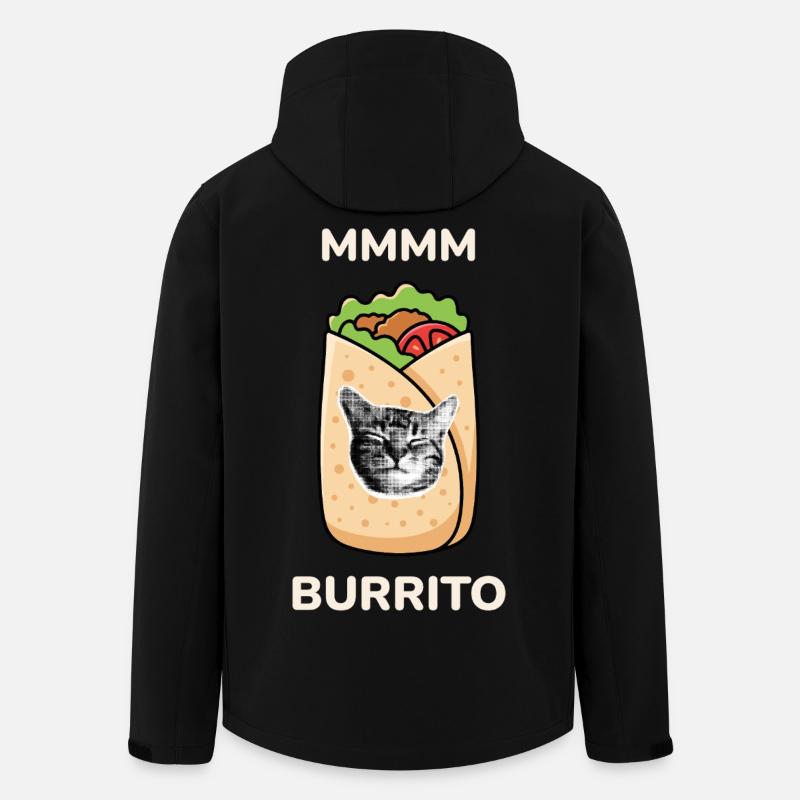 MMMM Burrito - Men’s Recycled Softshell Jacket by Stanley/Stella - black