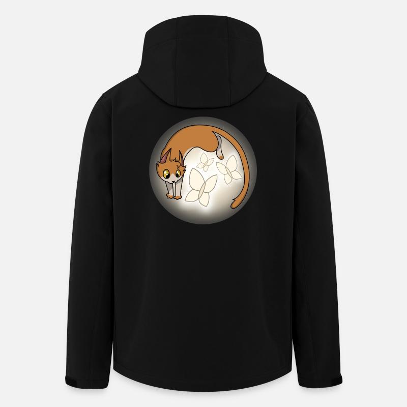 Schnurrhaare des Lichts - Recycelte Männer Softshell-Jacke von Stanley/Stella - Schwarz