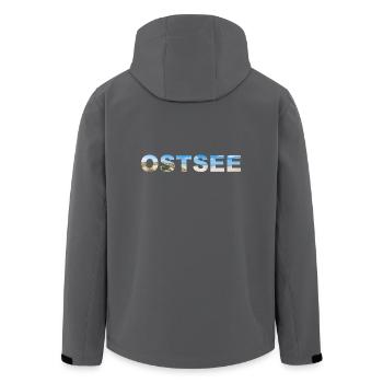 Baltique Inscription Panorama - Veste softshell homme en polyester recyclé Stanley/Stella - noir - Dos - AI Model Male 185 light (185cm)
