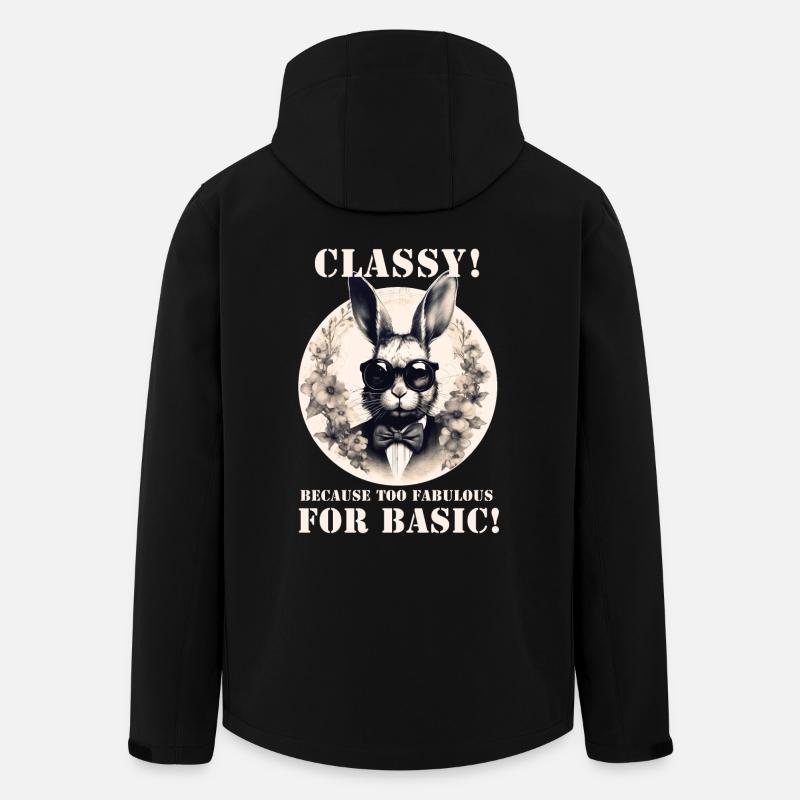 Cool Bunny - Men’s Recycled Softshell Jacket by Stanley/Stella - black