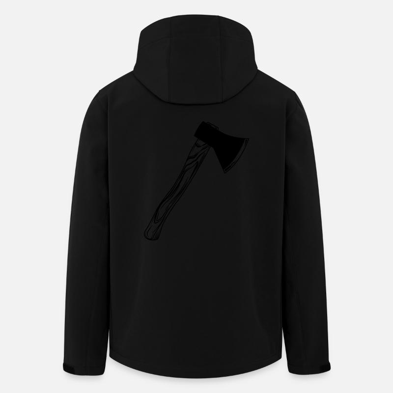 hache - Veste softshell homme en polyester recyclé Stanley/Stella - noir