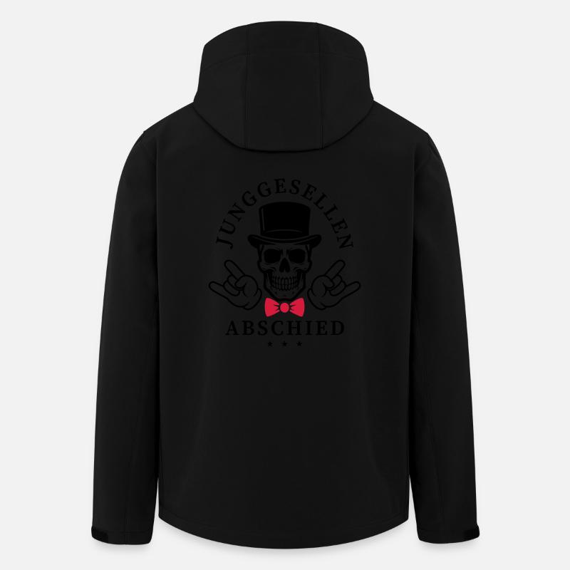 Junggesellenabschied Skull Jga - Recycelte Männer Softshell-Jacke von Stanley/Stella - Schwarz