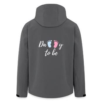 futur père - Veste softshell homme en polyester recyclé Stanley/Stella - noir - Dos - AI Model Male 185 light (185cm)