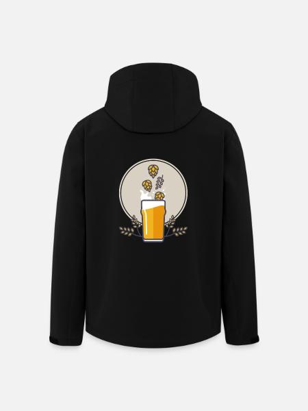 Beer splash - Men’s Recycled Softshell Jacket by Stanley/Stella - black