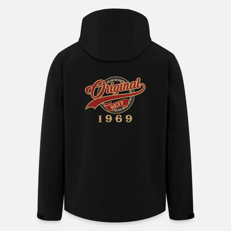 Original seit 1969 - Jahrgang Geschenk Geburtstag - Recycelte Männer Softshell-Jacke von Stanley/Stella - Schwarz