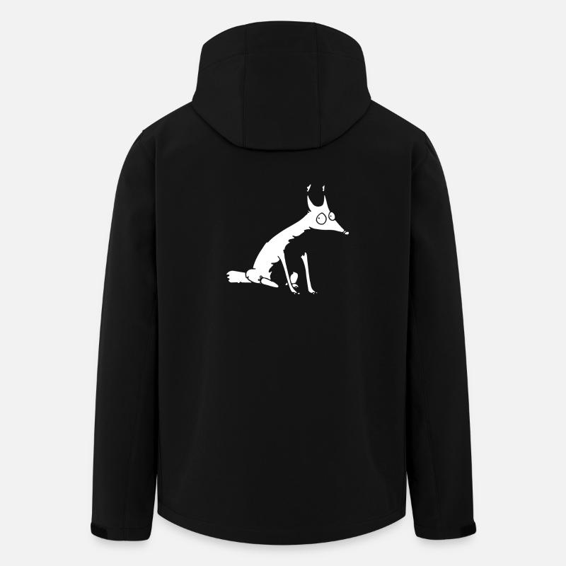 White fox no 1 - Recycelte Männer Softshell-Jacke von Stanley/Stella - Schwarz
