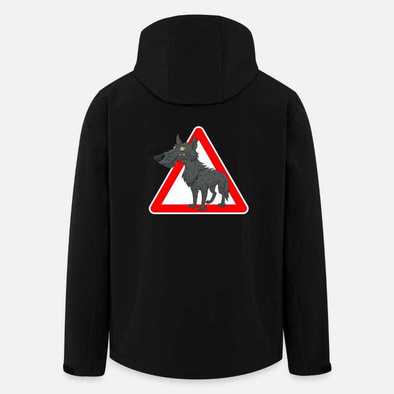 Wolf - Recycelte Männer Softshell-Jacke von Stanley/Stella - Schwarz