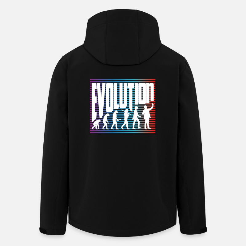 évolution - Veste softshell homme en polyester recyclé Stanley/Stella - noir