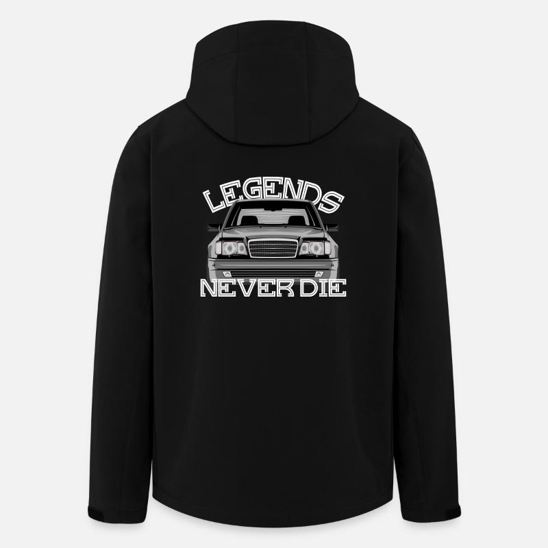 W124 legends never die - Men’s Recycled Softshell Jacket by Stanley/Stella - black