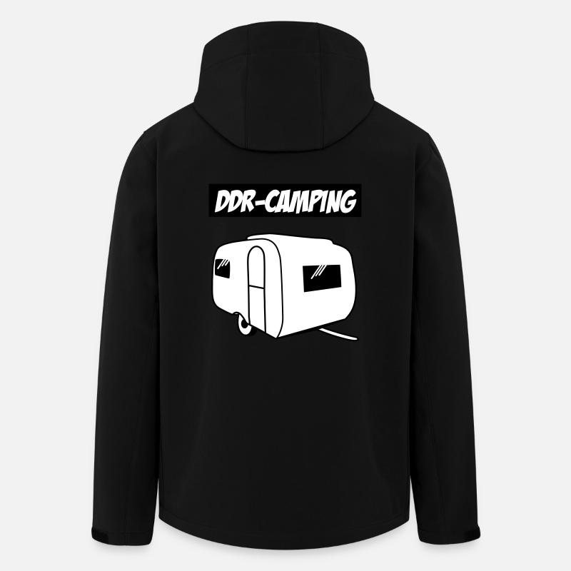 DDR Camping QEK junior - Veste softshell homme en polyester recyclé Stanley/Stella - noir