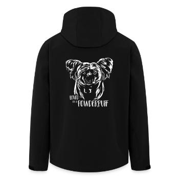 POWDERPUFF Chien Dire Chiens Dire Chiens - Veste softshell homme en polyester recyclé Stanley/Stella - noir - Dos - AI Model Male 185 light (185cm)