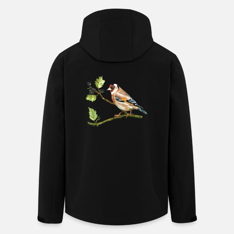 Goldfinch - Men’s Recycled Softshell Jacket by Stanley/Stella - black