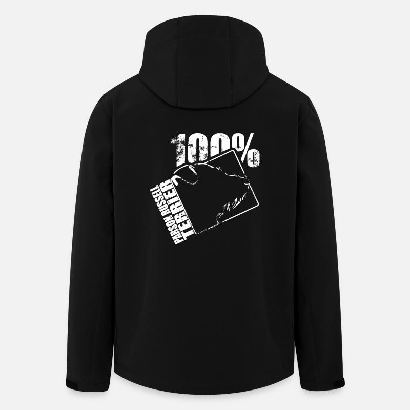 PARSON RUSSELL TERRIER 100 - Recycelte Männer Softshell-Jacke von Stanley/Stella - Schwarz
