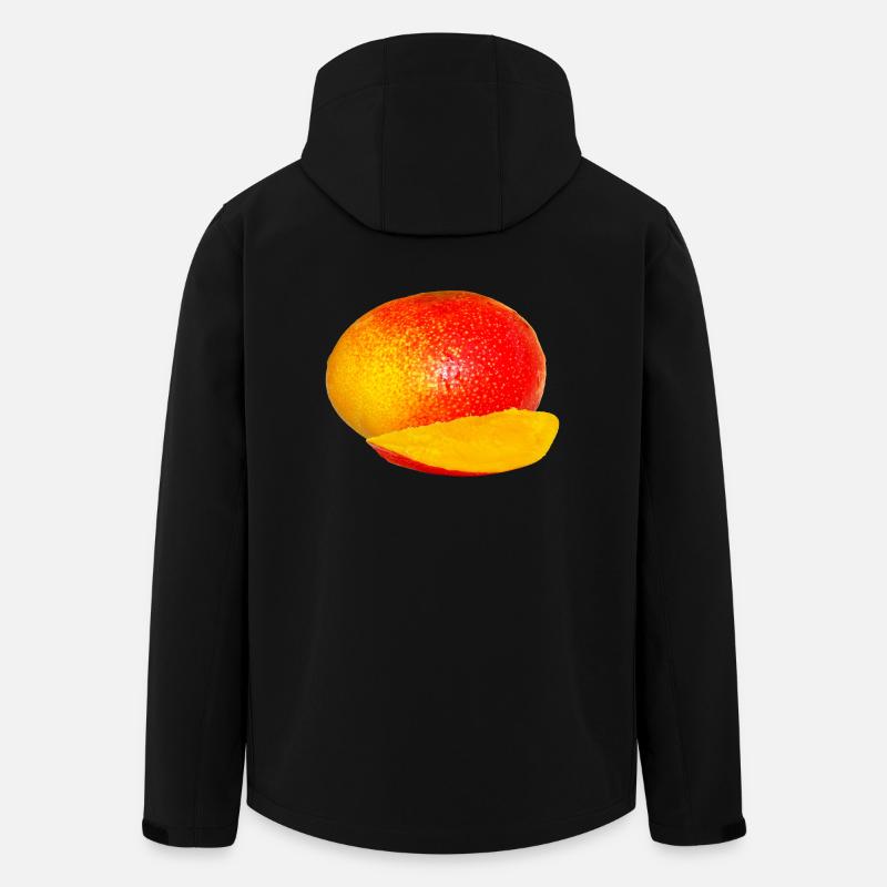 mango veggie gemuese fruits18 - Recycelte Männer Softshell-Jacke von Stanley/Stella - Schwarz
