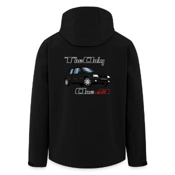 205 1,9 1991 1992 1993 Noir Vernis - Veste softshell homme en polyester recyclé Stanley/Stella - noir - Dos - AI Model Male 185 light (185cm)