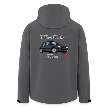 205 1,6 1984 1985 1986 Gris Graphite - Veste softshell homme en polyester recyclé Stanley/Stella - charbon - Dos - AI Model Male 185 light (185cm)