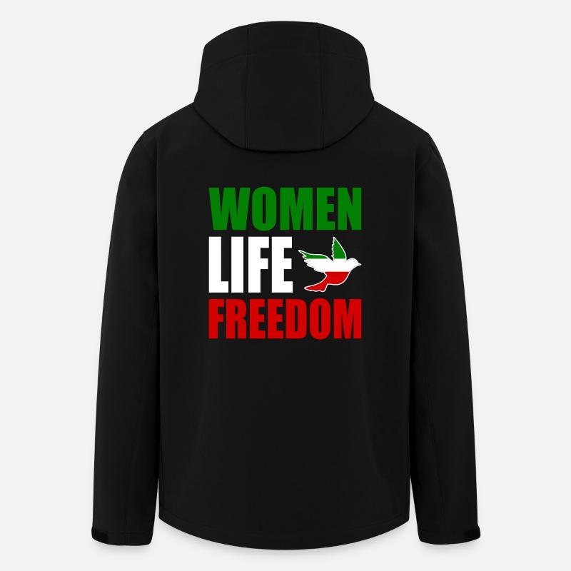 Women life freedom - Veste softshell homme en polyester recyclé Stanley/Stella - noir