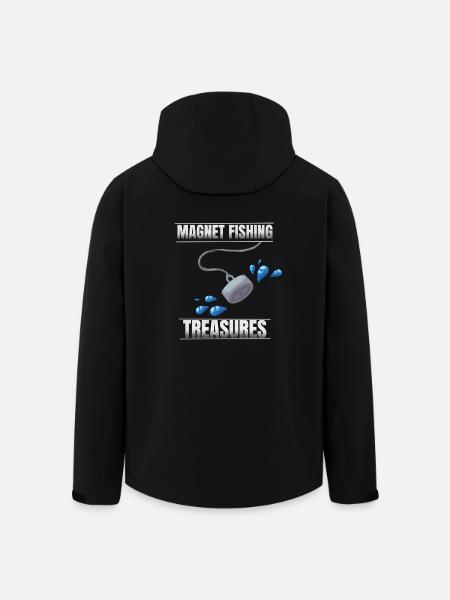 Magnetfischen - Recycelte Männer Softshell-Jacke von Stanley/Stella - Schwarz